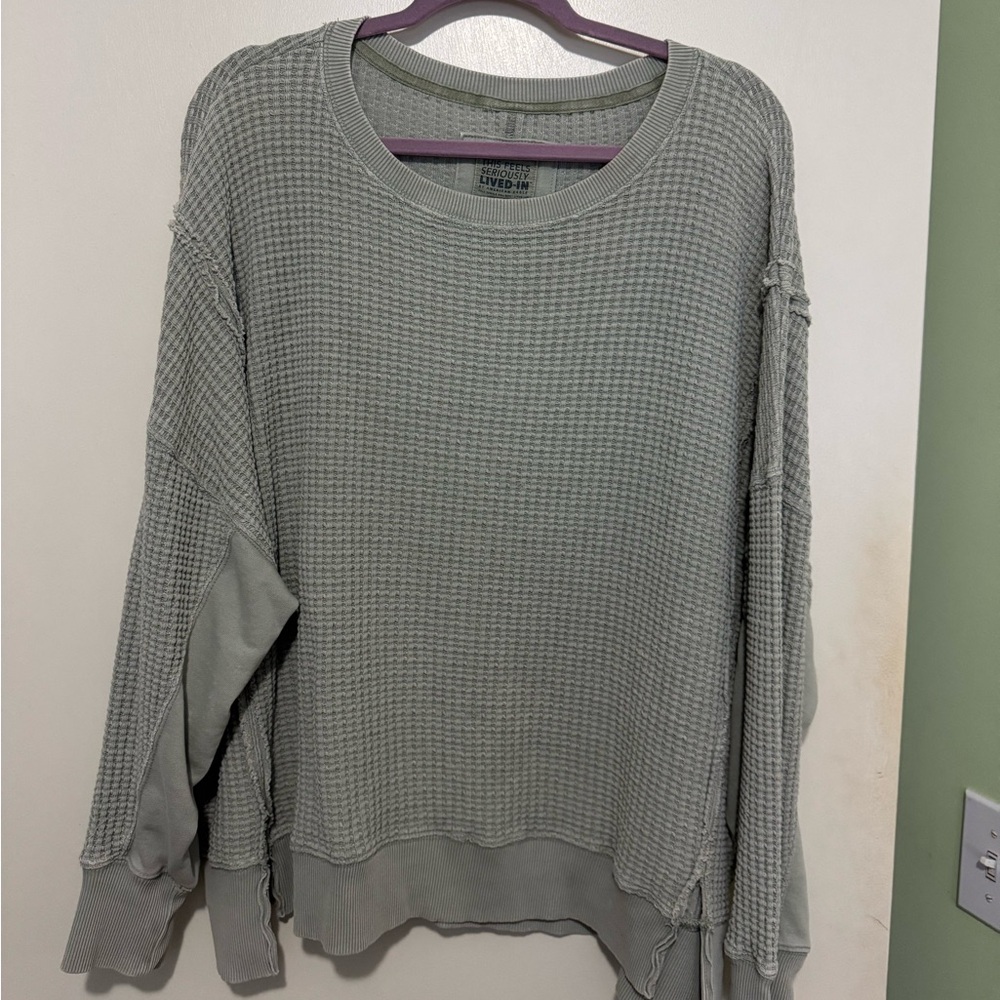 Mint Textured Sweater